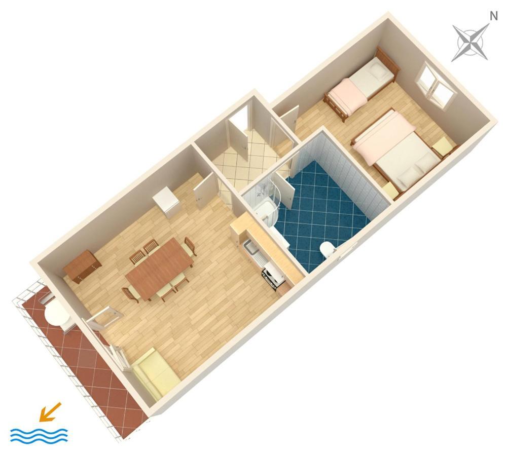 Apartments By The Sea Duce, Omis - 2731 Dugi Rat Εξωτερικό φωτογραφία